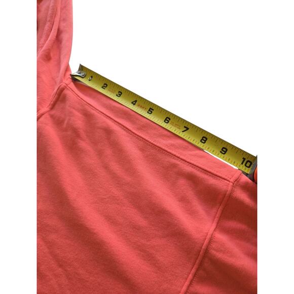 Free People Movement Womens Grand Slam V-Neck Cropped Hoodie Hot Pink Medium - Picture 7 of 13